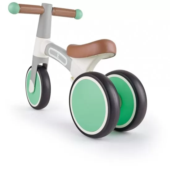 Bicicleta de echilibru verde cu 3 roti Hape Bicicleta de echilibru verde cu 3 roti Hape