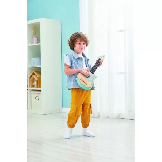 Chitara ukulele pentru copii din lemn Hape