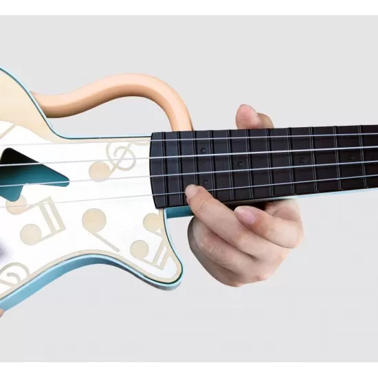 Chitara ukulele pentru copii din lemn Hape