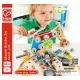 Set constructie Hape 62 piese Set constructie Hape 62 piese