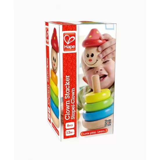 Set din lemn Hape - Construieste un clovn Set din lemn Hape - Construieste un clovn