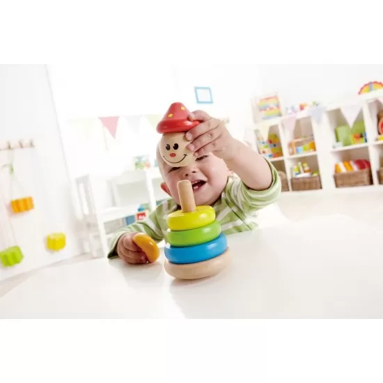 Set din lemn Hape - Construieste un clovn Set din lemn Hape - Construieste un clovn