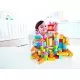 Set cuburi de lemn Hape 101 piese Set cuburi de lemn Hape 101 piese