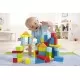 Set cuburi de lemn Hape 101 piese Set cuburi de lemn Hape 101 piese