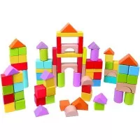 Set cuburi de lemn Hape 101 piese