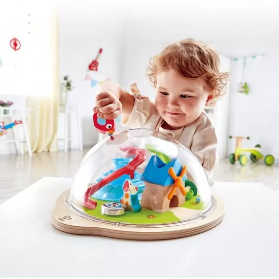 Labirint magnetic cu bile colorate Hape Labirint magnetic cu bile colorate Hape