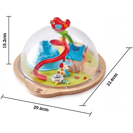 Labirint magnetic cu bile colorate Hape Labirint magnetic cu bile colorate Hape