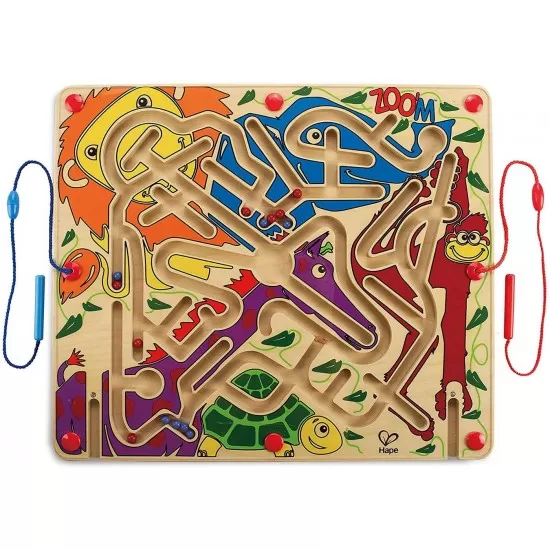 Labirint magnetic Zoo Hape - Distractie la dublu Labirint magnetic Zoo Hape - Distractie la dublu