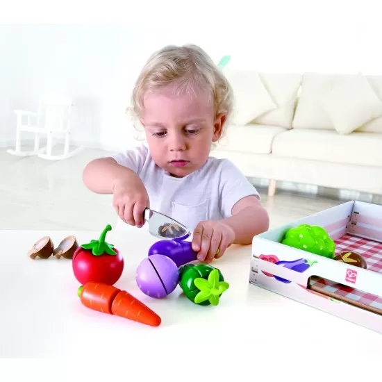 Set de joaca legumele din gradina Hape Set de joaca legumele din gradina Hape