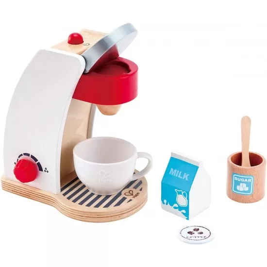 Jucarie din lemn aparat de cafea Hape Jucarie din lemn aparat de cafea Hape