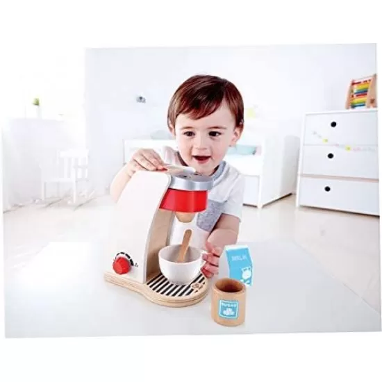 Jucarie din lemn aparat de cafea Hape Jucarie din lemn aparat de cafea Hape
