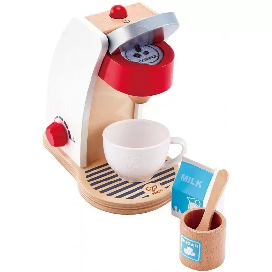 Jucarie din lemn aparat de cafea Hape Jucarie din lemn aparat de cafea Hape