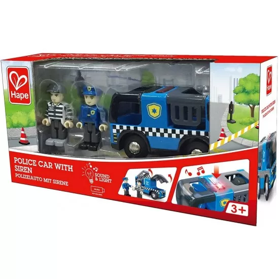 Masina de politie cu sirena Hape Masina de politie cu sirena Hape