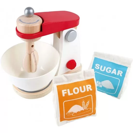 Jucarie din lemn mixer de bucatarie Hape Jucarie din lemn mixer de bucatarie Hape