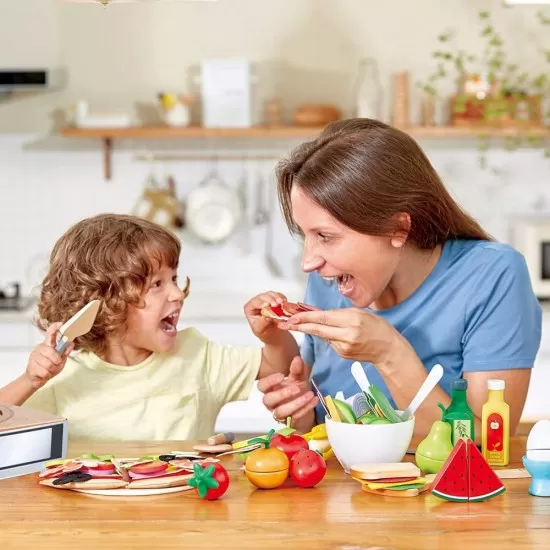 Set de joaca din lemn Hape - Pizza perfecta Set de joaca din lemn Hape - Pizza perfecta
