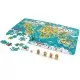 Puzzle 2 in 1 Hape 100 piese - Turul lumii Puzzle 2 in 1 Hape 100 piese - Turul lumii