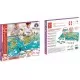 Puzzle 2 in 1 Hape 100 piese - Turul lumii Puzzle 2 in 1 Hape 100 piese - Turul lumii