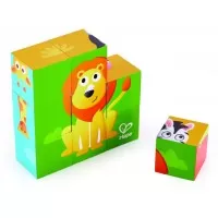 Puzzle din lemn jungla Hape 9 piese
