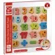 Puzzle matematica Chunky Hape 4 piese Puzzle matematica Chunky Hape 4 piese