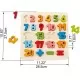 Puzzle matematica Chunky Hape 4 piese Puzzle matematica Chunky Hape 4 piese