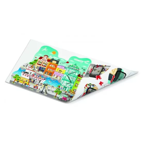 Puzzle orasul animat Hape 49 piese Puzzle orasul animat Hape 49 piese