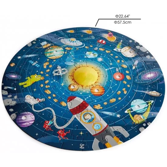 Puzzle sistemul solar 100 piese Hape Puzzle sistemul solar 100 piese Hape