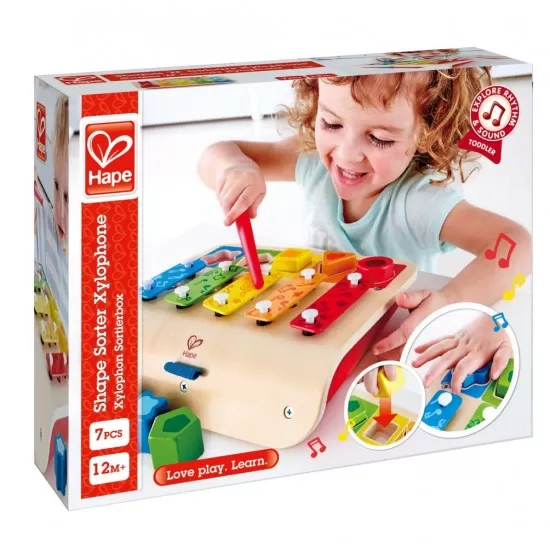 Puzzle xilofon Hape 7 piese Puzzle xilofon Hape 7 piese