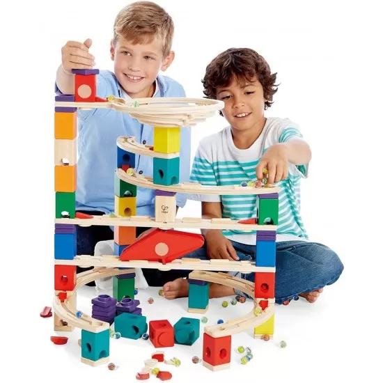Set constructie din lemn Hape Quadrilla - Excellerator Set constructie din lemn Hape Quadrilla - Excellerator
