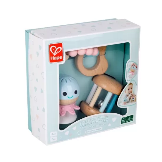 Set 3 jucarii senzoriale Hape Set 3 jucarii senzoriale Hape