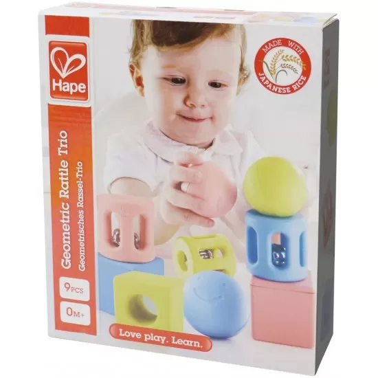 Set 3 zornaitoare forme geometrice Hape Set 3 zornaitoare forme geometrice Hape