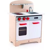 Bucatarie din lemn pentru copii White Gourmet