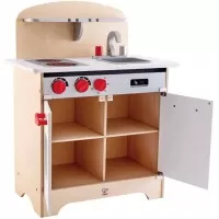 Bucatarie din lemn pentru copii White Gourmet