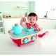 Set de joaca plita din lemn cu accesorii bucatarie Hape Set de joaca plita din lemn cu accesorii bucatarie Hape
