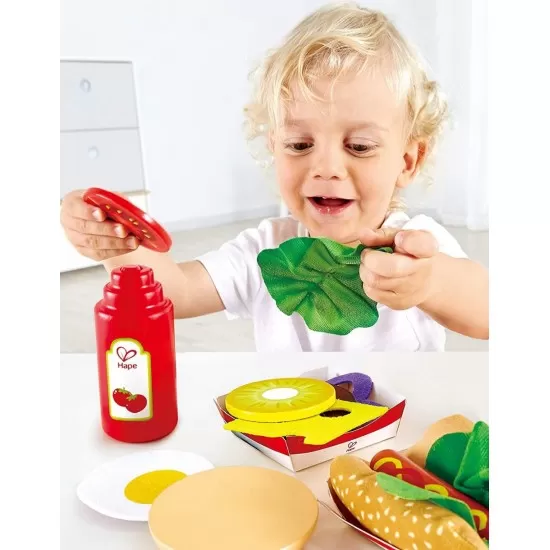 Set de joaca fast-food Hape Set de joaca fast-food Hape