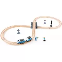 Set tren din lemn Hape