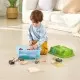 Set trenulet rustic cu cutie de depozitare Hape