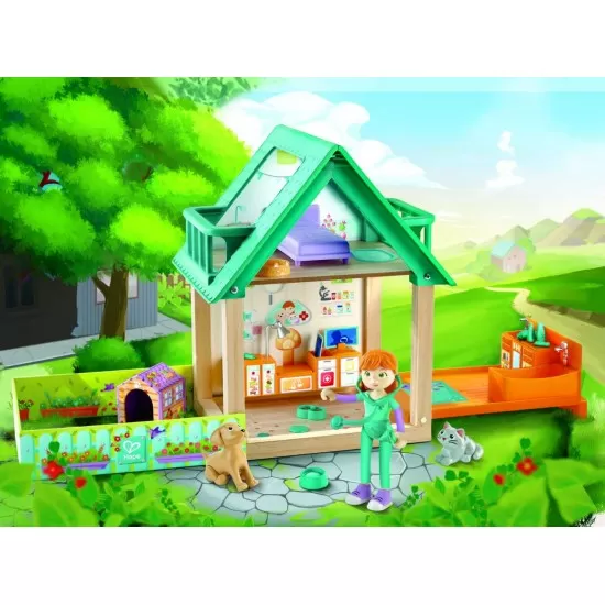 Set de joaca doctor veterinar Hape Set de joaca doctor veterinar Hape