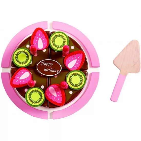 Set de joaca din lemn Hape - Tort cu 2 arome Set de joaca din lemn Hape - Tort cu 2 arome