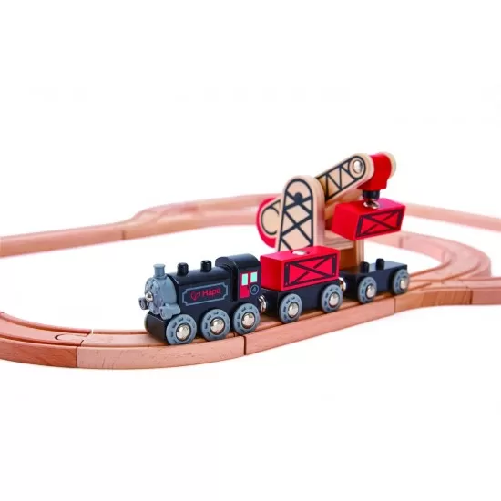 Tren de marfa pe aburi Hape Tren de marfa pe aburi Hape