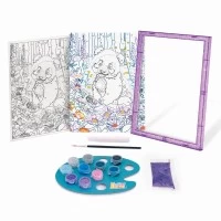 Set pictura pe numere Ursulet Panda Paint and Frame