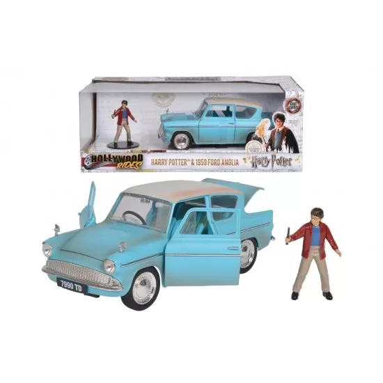 Masinuta de metal Harry Potter Ford 1959 cu figurina Masinuta de metal Harry Potter Ford 1959 cu figurina