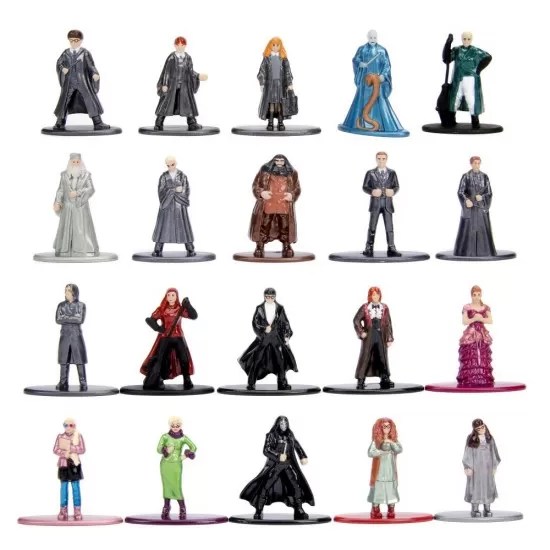 Set 20 figurine metalice Harry Potter scara 1:65 Set 20 figurine metalice Harry Potter scara 1:65