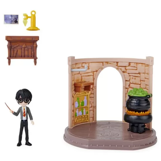 Sala de clasa Magical Minis Potions Harry Potter Wizarding World Sala de clasa Magical Minis Potions Harry Potter Wizarding World