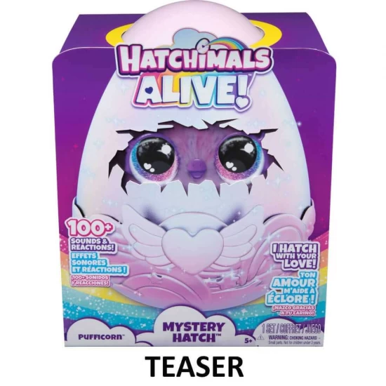 Jucarie interactiva Hatchimals Alive Mistery Hatch Ou Pufficorn