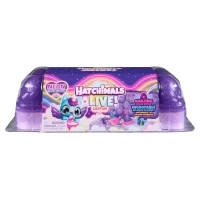 Set de joaca 5 oua Hatchimals Alive Neon Rainbow