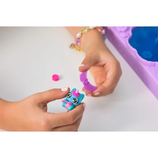 Set de joaca 5 oua Hatchimals Alive Neon Rainbow