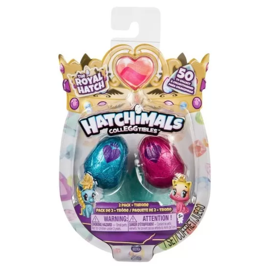 Set 2 ousoare cu tron Hatchimals Sezonul 6 Set 2 ousoare cu tron Hatchimals Sezonul 6