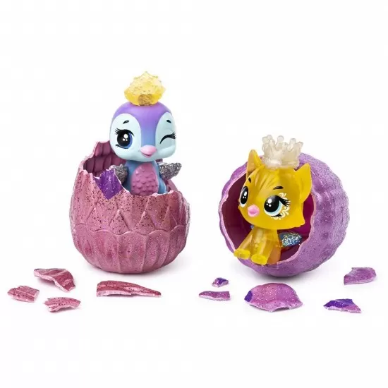 Set 2 ousoare cu tron Hatchimals Sezonul 6 Set 2 ousoare cu tron Hatchimals Sezonul 6
