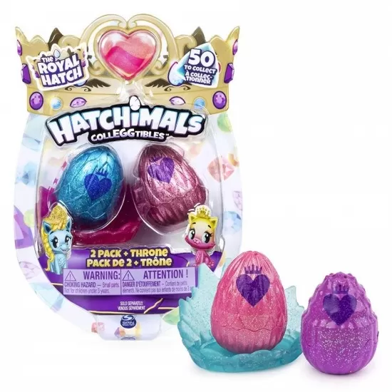 Set 2 ousoare cu tron Hatchimals Sezonul 6 Set 2 ousoare cu tron Hatchimals Sezonul 6