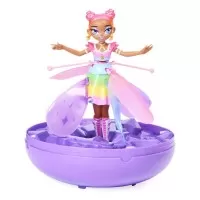 Zana zburatoare curcubeu cu sclipici Hatchimals